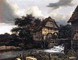 Two watermills and open sluice
